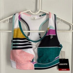 NWT FILA Sports Bra with Medium Support XS